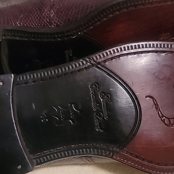 David eden mens alligator and lizard shoes - Picture 5 of 6